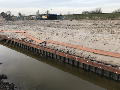 Innovatie kunststof damwand Innovatie kunststof damwand