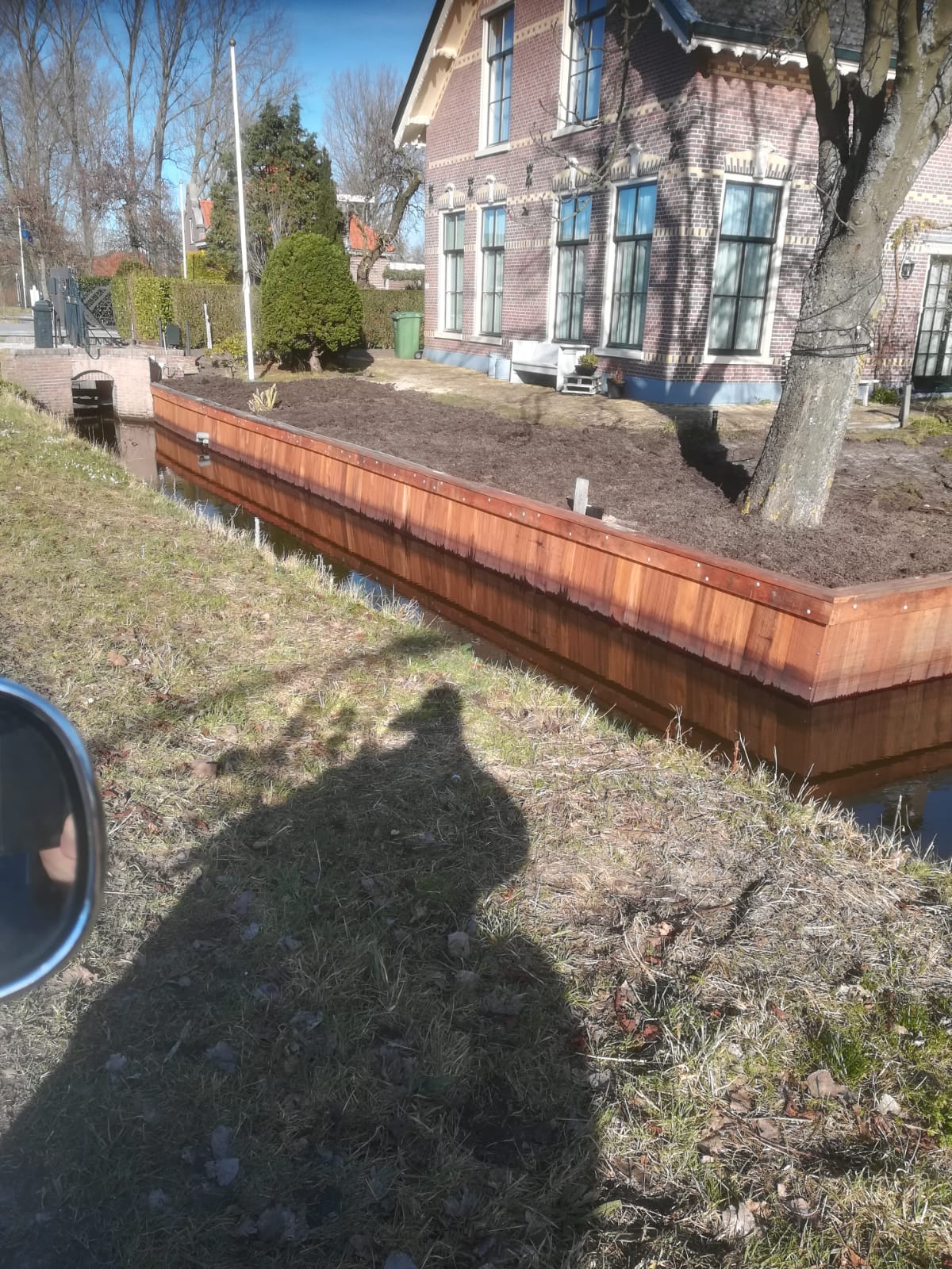 Houten damwand Haarlem